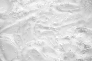 Transparent clear liquid serum gel cosmetic texture background