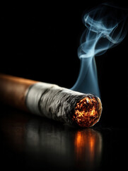 cigarette smoke isolated