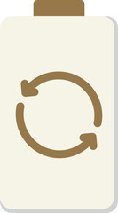 Reuse Battery Flat Icon