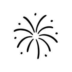 Firework explosion illustration