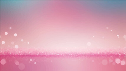 Bright pink abstract design with blurred light bokeh and shiny stars, perfect for a holiday love celebration backdrop