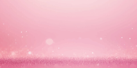 Bright pink abstract holiday design with twinkling stars, soft bokeh, and a festive winter texture perfect for celebrations of love