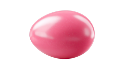 Glossy pink sphere