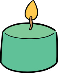 Illustration of candle
