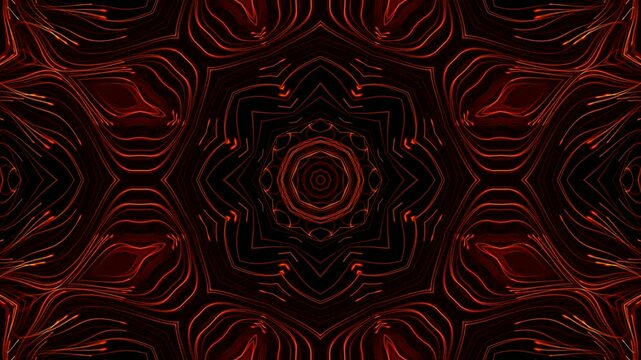 Abstract red and black seamless geometric pattern vector background illustration.