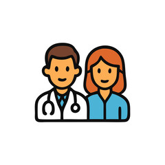 Health professionals collaborating in medical setting; suitable for healthcare, teamwork, hospital, doctor, nurse, medical professionals, and healthcare industry projects.