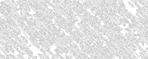 line abstract mountains. Liquid minimalistic ink black pattern landscape. Black white ink winter landscape river. Minimalistic hand drawn illustration black lines background, poster banner