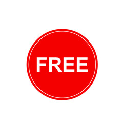 red sale button