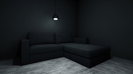 Dark Room Sectional Sofa