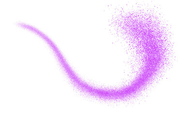 purple glitter wave light effect transparent illusration	