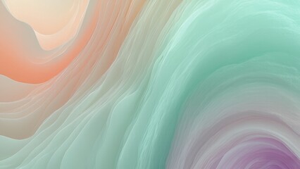 Abstract Pastel Swirl Background Soft Hues and Fluid Design
