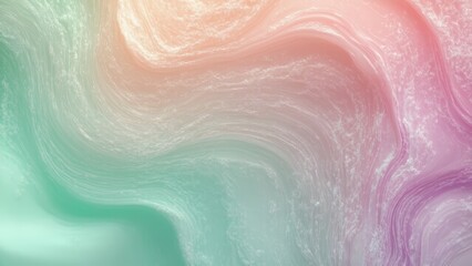 Obraz premium Abstract Swirling Pastel Background Soft, Dreamy Color Gradient Texture