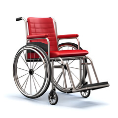 Fototapeta premium wheelchair ,isolated on transparent white background