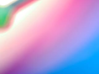 Gradient background with blends of green, pink, purple and blue offers a dreamy and soft aesthetic