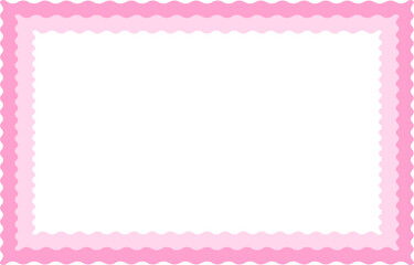 Pastel pink frame.Vector graphic abstract background with empty space.