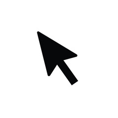 Simple black right pointing arrow icon on white background