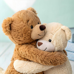 teddy bear hug