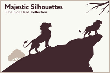Majestic Silhouettes: The Lion Head Collection