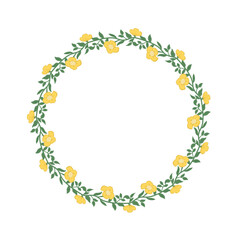 wreath of flowers