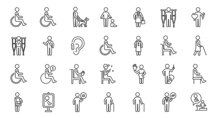 Accessible Design Disability Icons and Symbols for Inclusive Communication