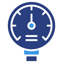 Pressure Gauge  Icon Element For Design