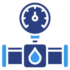 Gas Pipeline  Icon Element For Design