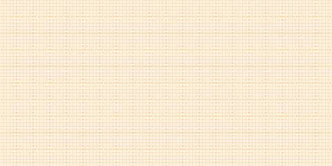 Simple millimeter graph grid paper texture with dashed lines of notebook page vector illustration