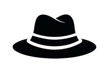 black hat isolated on white