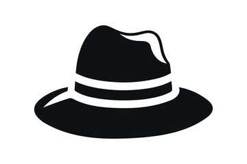 black hat vector illustration