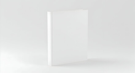 Blank White Book Cover Mockup Perfect for Your Next Project Design Presentation Template