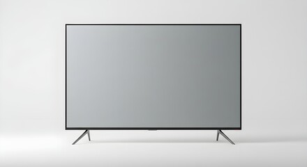 white background television mockup