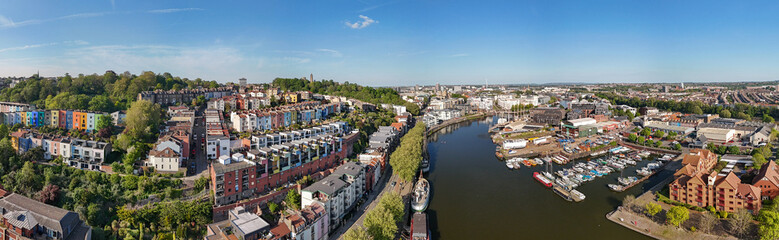 Aerial Image Bristol Cityscape Featuring