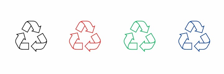 Set of recycle symbol, set of eco icons,  recycle icons, recycling icons, set of recycle icons, icons of recycling, ecology icon set, reuse icons, reduce icons, save earth set, pollution free earth