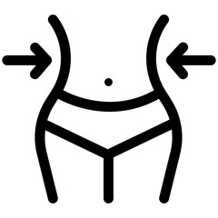 Weight Loss or Healthy Diet Icon