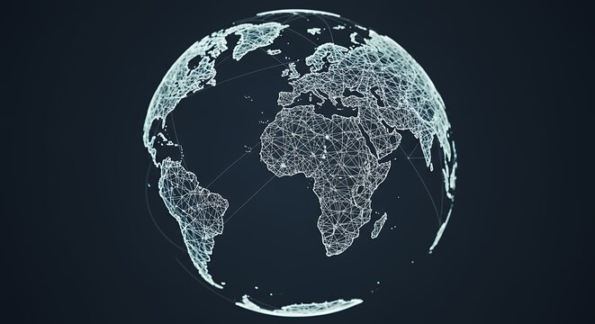 World Connection Globe Illustration