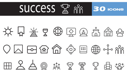 Vector set of zodiac sign icons for business web design