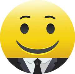 Fototapeta premium buisness emoji