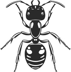Ant Icon – Vector Insect Symbol for Nature, Pest Control, and Educational Design Projects.
