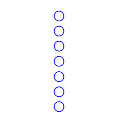 Blue circle Checkbox.