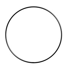 Elegant black circle frame.