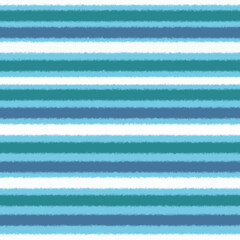 Horizontal Watercolor Striped Design. Ocean Breeze Stripes. Aqua Horizon Coastal Calm Lines.