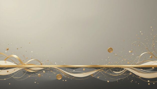 Elegant Cream and Gold Abstract Background Perfect for Branding and Luxury Designs