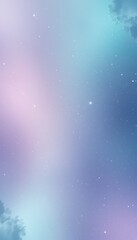 Obraz premium Dreamy Pastel Sky Lavender and Aqua Gradient Background