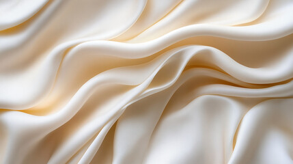 Obraz premium A soft silk-cotton fabric texture close-up, showcasing fine woven threads, smooth surface, gentle sheen, and comfortable tactile appeal.