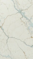 Obraz premium Calming Minimalist Marble Texture Creamy Off-White with Aqua Veins - Vertical Background
