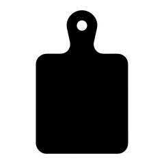 A minimalistic cheese board silhouette design for culinary and food illustration