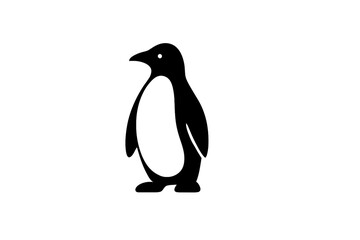 penguin on a white background