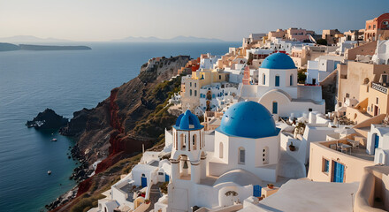 Oia Village on Santorini Island, Greece