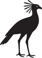 secretory bird vector