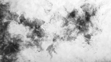 Soft black and white cloud texture with diffused light creating a calm and dreamy atmosphere.
